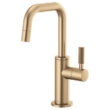 Brizo® 61353LF-C-GL Litze® Beverage Faucet, 1.5 gpm at 60 psi Flow Rate, Luxe Gold, 1 Handle