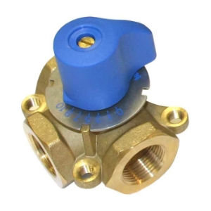 Tekmar® 710 3-Way Mixing Valve, 3/4 in Nominal, FNPT End Style, 146 psi Pressure, 7 Cv Flow Rate, Brass Body