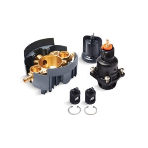 Kohler® P8304-PS-NA Rite-Temp® Project Pack, 1/2 in F1807 Crimp PEX Inlet x 1/2-14 NPT/Direct C Outlet, 45 psi Pressure, 5 gpm Flow Rate, Brass Body