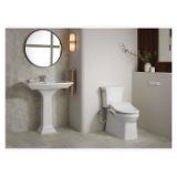 Kohler® 27142-CR-0 C³®-430 Nightlight Heated Cleansing Bidet Toilet Seat, Elongated Bowl, Closed Front, Plastic, White, Slow Close Hinge