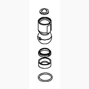 Kohler® 1114356-SN Ball Joint Assembly, Vibrant® Polished Nickel