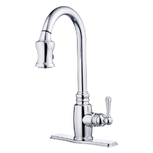 Danze® D454557SS Opulence Single-Handle Pull-Down Sprayer Kitchen Faucet in Stainless