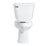 Mansfield® SmartHeight™ 137 WH Alto™ Toilet Bowl Only, White, Elongated Shape, 12 in Rough-In, 16-1/2 in H Rim, 2 in Trapway