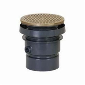 Sioux Chief FinishLine™ 834-4PNR Adjustable Cleanout Complete Assembly, 4 in Cleanout, 4000 lb Load, 6-1/2 in Dia Cover, PVC