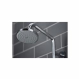 Hansgrohe 27169001 Croma Shower Pipe, 3 Shower Head, 2 gpm Flow Rate, Full/Pulsating Massage/Intense Turbo Spray, Polished Chrome