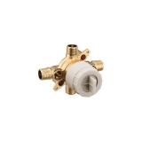 Moen® M-Pact® M-Core™ U140CIS 4-Port Rough-In Valve, 1/2 in CC/IPS Inlet x 1/2 in CC/IPS Outlet, 200 psi Air/300 psi Water Pressure, Brass Body