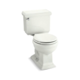 Memoirs® Classic Comfort Height® 2-Piece Toilet, Round Front Bowl, 16-1/2 in H Rim, 1.28 gpf, Dune