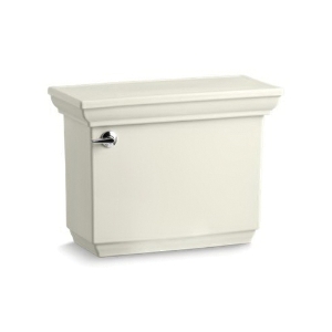Kohler® 4642-96 Memoirs® Toilet Tank, 1.6 gpf, 2-1/8 in Left Hand Lever Flush, Biscuit