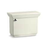 Kohler® 4642-96 Memoirs® Toilet Tank, 1.6 gpf, 2-1/8 in Left Hand Lever Flush, Biscuit