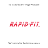 Rapid Fit® by LSP™ PVC Half Kit - Includes Overflow Elbow, Chrome Strainer & Drain Elbow (No Piping Or Tee), Revolver, Snap-On Overflow Plate (No Hole)