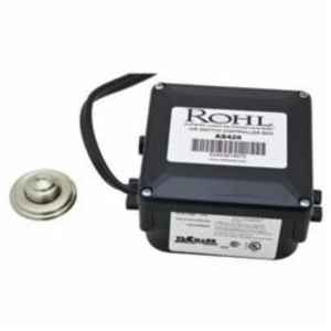 Rohl® AS550-STN Air Activated Decorative Luxury Switch Button with Control Box, Satin Nickel