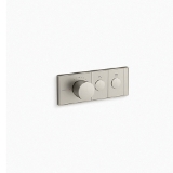 Kohler® 26346-9-BN 2-Outlet Thermostatic Valve Control Panel, 8 gpm Valve, Vibrant® Brushed Nickel