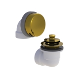 Watco® 901-LT-PVC-PB Innovator® 901 Solvent Weld Bath Waste Half Kit, STD PVC, PVD Coated Polished Brass