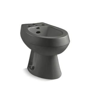 Kohler® 4854-58 Bidet Toilet, San Tropez®, Elongated Bowl, 15-1/2 in H Rim, 14.63 in Rough-In, Thunder™ Gray