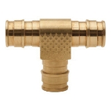 Sioux Chief 641WG222 1-Piece Tee, 1/2 in, F1960 PEX Grip™, Brass