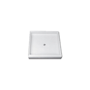 Florestone™ 3636-1 BIS Single Threshold Recess Shower Receptor, Biscuit, 36 in W x 4-3/4 in D