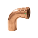 ProPress® 20648 90 deg Street Elbow, 4 in Nominal, Fitting x Press End Style, Copper