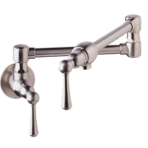 GROHE 31041SD0 Pot Filler Faucet, 1.75 gpm Flow Rate, Swivel Spout, Brushed Stainless Steel