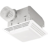 Broan® 678 Ventilation Fan, 42.4 W Fixture, 120 VAC, Polymer Housing