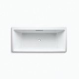 Kohler® 817-0 Reve® Bathtub, Rectangular Shape, 67 in L x 32 in W, Center Drain, Enamel Coated/White
