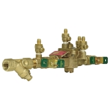 WATTS® 0122596 LF009 Reduced Pressure Zone Assembly, 1/2 in Nominal, NPT End Style, Quarter-Turn Ball Valve, Cast Copper Silicon Alloy Body