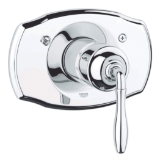 GROHE 19614000 Seabury™ Thermostatic Trim, Brass Body, Polished Chrome