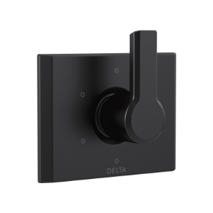 DELTA® T11999-BL 3-Port 6-Setting Diverter Trim, Matte Black