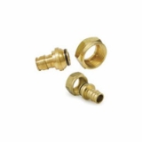 Uponor ProPEX® Q4030750 Fitting Assembly, R25 x 3/4 in, 125 psi, Brass