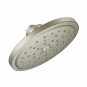 Moen® S176BN Self Pressurizing Raincan Shower Head, Fina®, 2.5 gpm, 1 Spray, Wall Mount, 7 x 2-13/16 in Head, Brushed Nickel