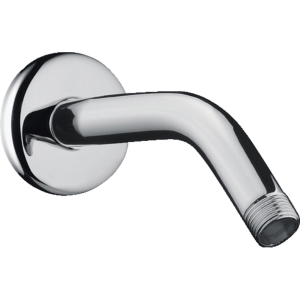 Hansgrohe 27411003 Standard Showerarm With Flange, 6 in L, 1/2 in NPT
