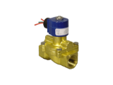 GC Valves S211GF02K4DG1 Normally Closed 2-Way Solenoid Valve, 1/2 in, NPT, 250 psi, Forged Brass