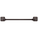 Brizo® 691830-RB Virage® Towel Bar, 18 in L Bar, 3-21/64 in OAD x 2-1/2 in OAH, Brass, Venetian Bronze