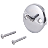 DELTA® RP31555 Overflow Plate and Screw, Chrome