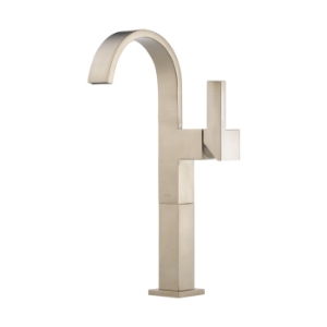 Brizo® 65480LF-BN-ECO Siderna® Vessel Lavatory Faucet, 5 in Spout, 9-5/8 in H Spout, Brushed Nickel, 1 Handle