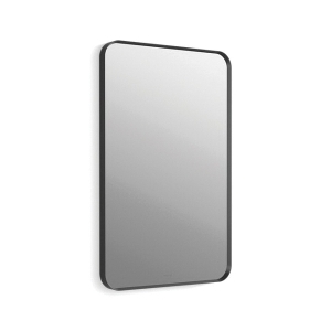 Kohler® 26052-BLL K-26052 Essential Decorative Mirror, Rectangular Shape, 22-1/16 in L x 34-1/16 in W, Matte Black