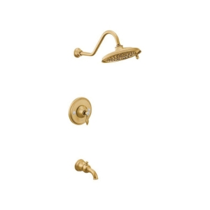 Moen® TS32104BG Posi-Temp® Tub Shower Trim, 2.5 gpm Valve, Brushed Gold
