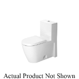 DURAVIT D1654700 Toilet Kit, Starck 2, Elongated Bowl, 12 in Rough-In, 1.28 gpf, White