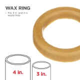 Hercules® 90210 Johni-Ring® Plus Standard Wax Bowl Gasket