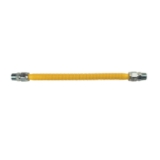 BrassCraft® ProCoat® CSSB11-18 Gas Connector, 3/4 in, MNPT, 18 in L, Stainless Steel