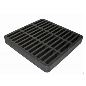 NDS® 980 Catch Basin Drain Grate, 114.69 gpm Flow Rate, Squared Shape