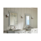 Kohler® 99007-SCF-NA Verdera® Mirrored Cabinet with Adjustable Flip-Out Flat Mirror, 24 in OAW x 30 in OAH, Anodized Aluminum