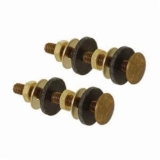 Sioux Chief 490-10500 Deluxe Tank Bolt Set, Brass