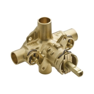 Moen® 8371HD Rough-In Valve, 1/2 in C Inlet x 1/2 in C Outlet, Brass Body