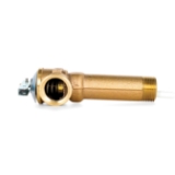 Camco 10427 Temperature and Pressure Relief Valve with 3-5/16 in L Shank, Stainless Steel Spring