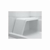 Sterling® 72280100-0 3-Piece Complete Seated Shower Back Wall, Accord®, 48-1/4 in L x 37-1/4 in W x 76 in H, Solid Vikrell®, White