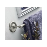 Moen® 5318CH Towel Bar, Yorkshire®, 18 in L Bar, 3.13 in OAD x 3 in OAH, Zinc Alloy, Chrome