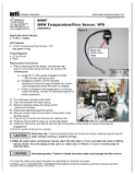 NTI 84907 DWH Temperature/Flow Sensor