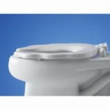 Kohler® 4686-A-0 Primary™ Toilet Seat, Round Bowl, Open Front, Plastic, White