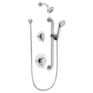 Moen® T9342GBM15 M-DURA™ Trim Kit, 3-5/16 in Dia Shower Head, 1.5 gpm Flow Rate, Chrome