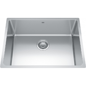 Kindred BSU1825-9N Brookmore Undermount Sink, 18 Gauge, Stainless Steel, Single Bowl, 24.7" L x 18.2" W